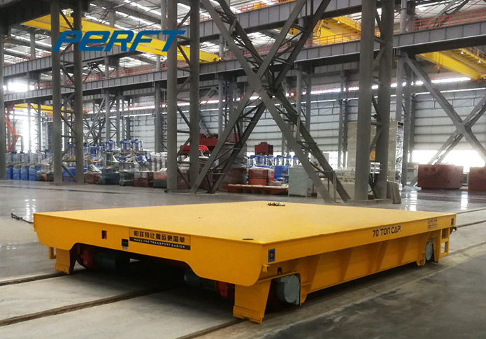 30噸電纜卷筒軌道平車